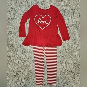 4T Cat & Jack "Love" Outfit